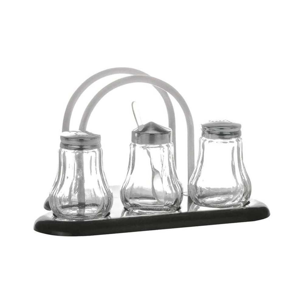 Набор для специй ООО Комус набор для специй стекло 9 см 150 мл 4 шт прозрачный mallony vaso 003606
