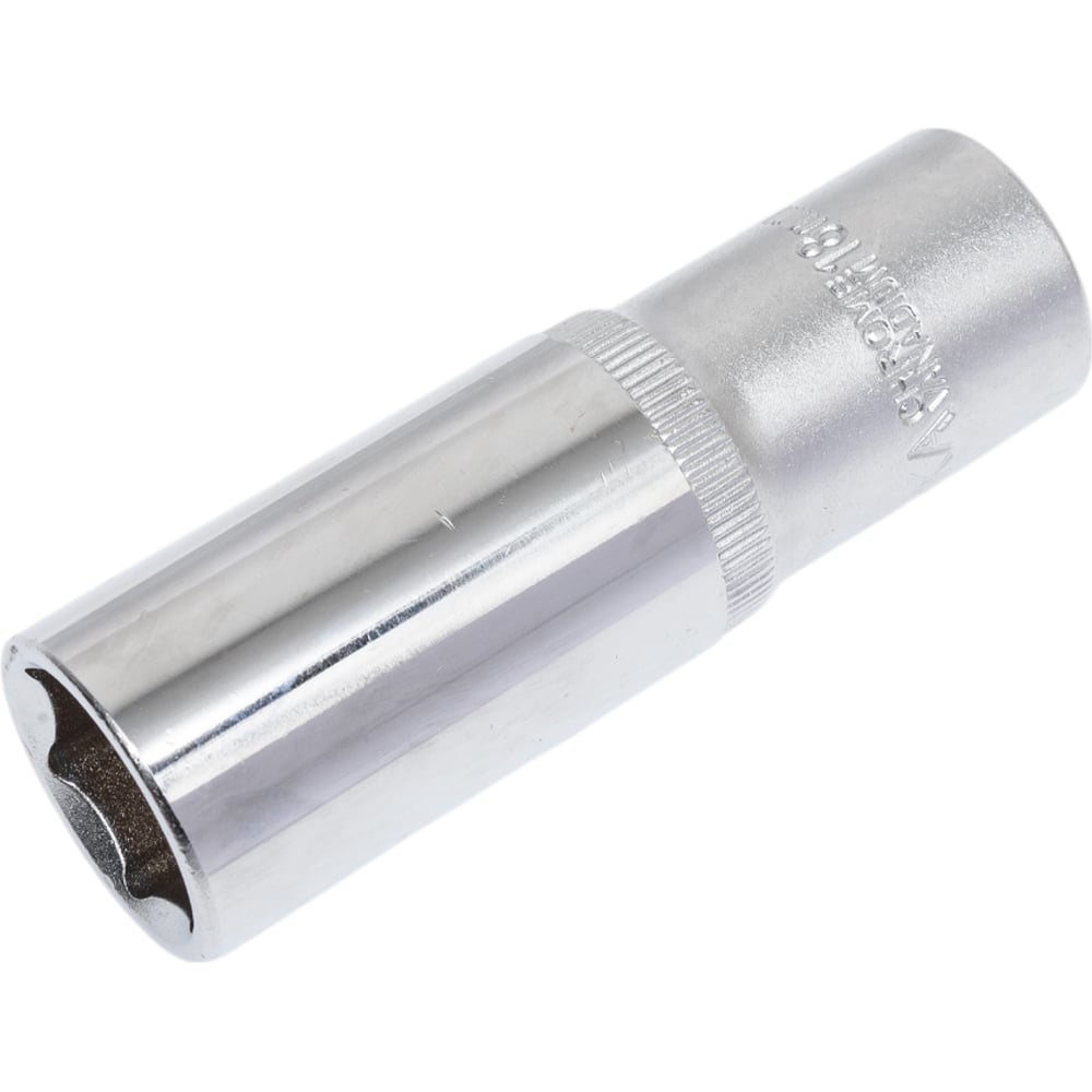 Изображение товара Головка торцевая Эврика 18мм 1/2 6-гранная глубокая L=80мм с держателем ER-91511H 967891