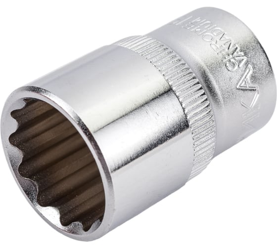 Изображение товара Головка торцевая Эврика 19мм 1/2 12-гранная L=40мм ER-91312-12 990333