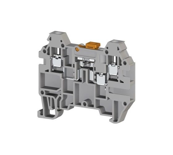 Изображение товара Клеммник Klemsan 3-х выводной с размыкателем, 2,5 мм.кв., (серый); AVK 2,5 EA 80 шт. 0.0.0.3.324949