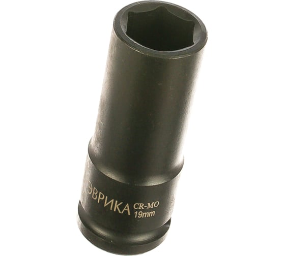 Изображение товара Головка торцевая Эврика 19мм 1/2 6-гранная ударная глубокая L=78мм ER-95812 940367