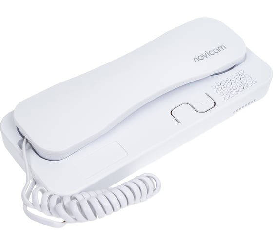 Изображение товара Аудиотрубка для координатного домофона типа vizit, cyfral, eltis, метаком, beward Novicam с индикацией и отключением звука voice c white 4474