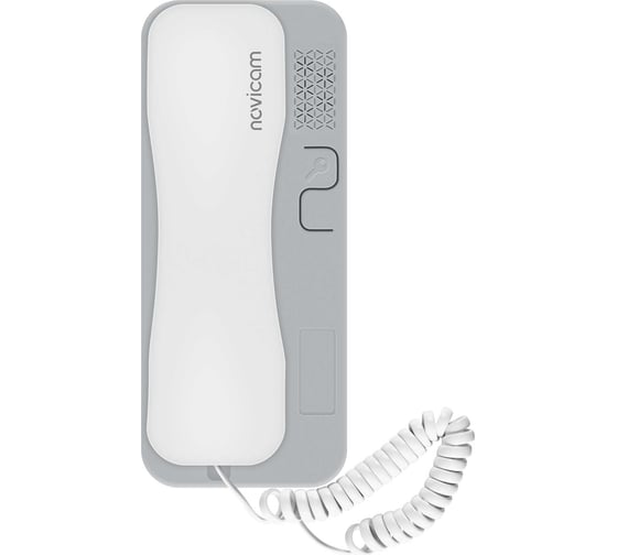 Изображение товара Аудиотрубка для координатного домофона типа vizit, cyfral, eltis, метаком, beward Novicam с индикацией и отключением звука voice c white grey 4476