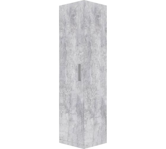 Изображение товара Распашной шкаф ЦМК Trend-1 500x520x2200 1-створчатый бетонный камень ME0001