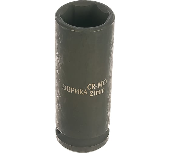 Изображение товара Головка торцевая Эврика 21мм 1/2 6-гранная ударная глубокая L=78мм ER-95814 940374