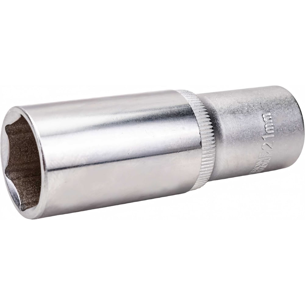 Изображение товара Головка торцевая 6-гранная глубокая 21 мм 80 мм ЭВРИКА ER-91514