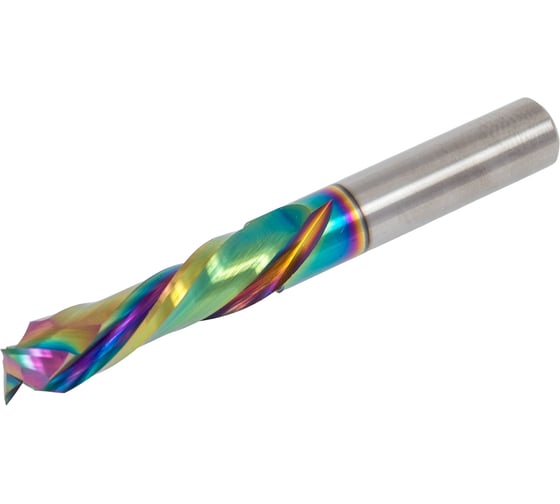 Изображение товара Фреза спиральная s=6 мм, d=6 мм, i=22 мм, l=50 мм, z=2+2 компрессионная + dlc WOODWORK 190.2250.6D