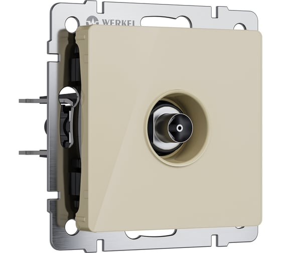 Изображение товара Оконечная ТВ-розетка WERKEL (айвори акрил) w1183043 a064065