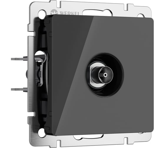 Изображение товара Оконечная ТВ-розетка WERKEL (черный акрил) w1183048 a064047