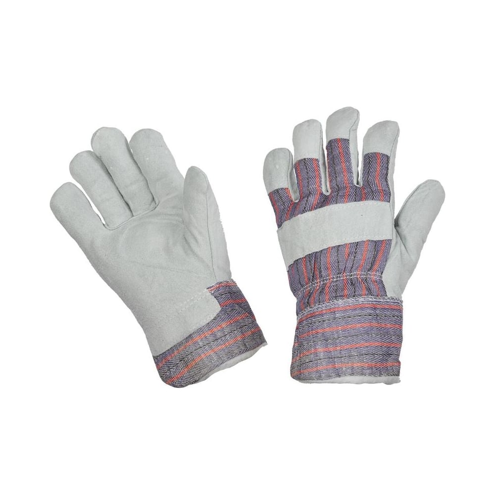 Защитные спилковые комбинированные утепленные перчатки ООО Комус
