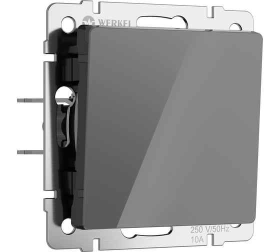 Изображение товара Одноклавишный выключатель WERKEL (графит акрил) w1110044 a064074