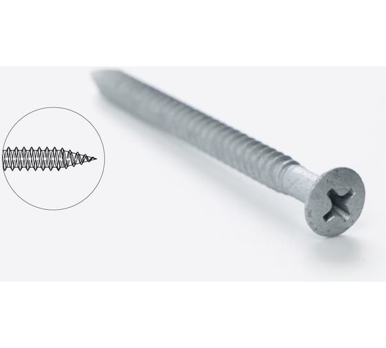 Изображение товара Остроконечный кровельный саморез Fachmann оцинкованный, 4.8x60 мм, 350 шт. 08.031