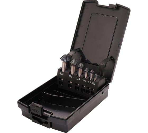 Изображение товара Набор зенковок UltimateCut 4s 90 градусов 6.3-20.5 мм, 4z, HSS-R, UnaTEC, 6 шт RUKO 102890PRO