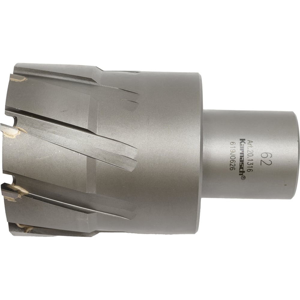 Изображение товара Сверло корончатое 62 мм Weldon 32 Karnasch 20.1316-062 для металла и дерева