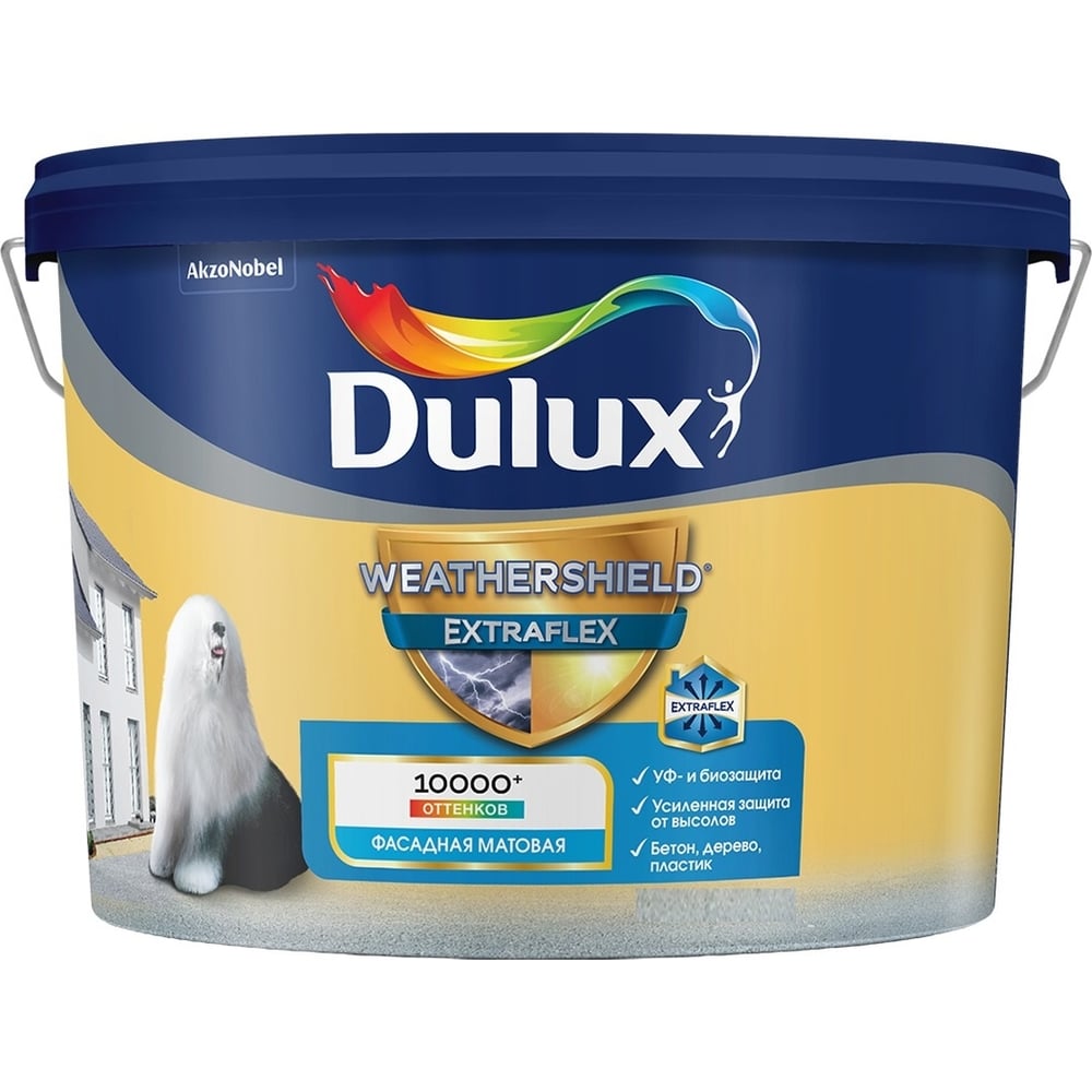 Акриловая краска для фасадов и цоколей Dulux