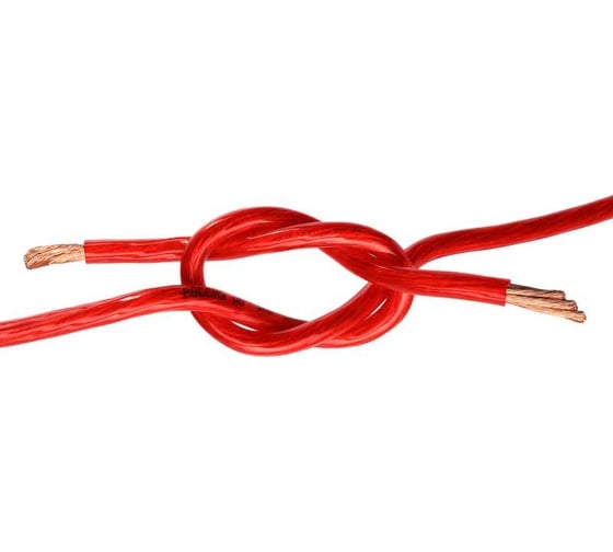 Изображение товара Силовой кабель Ural sound урал патриот КС-ПТ 10 (8GA) Красный 5м