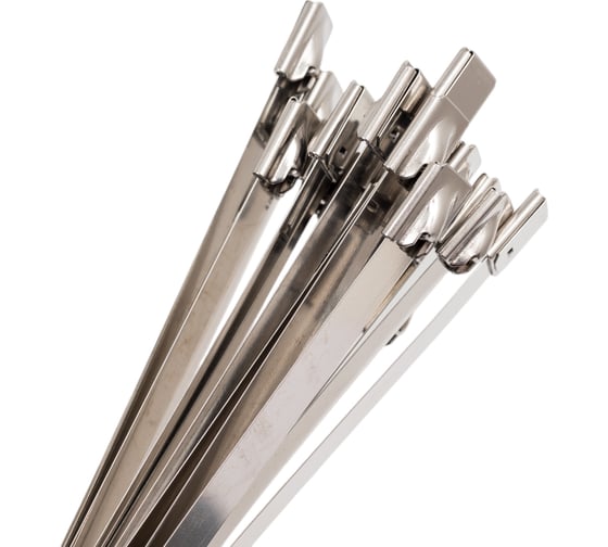 Изображение товара Нержавеющие кабельные стяжки Зубр КС-Н, 7.9 х 400 мм, 25 шт, 30971-79-400