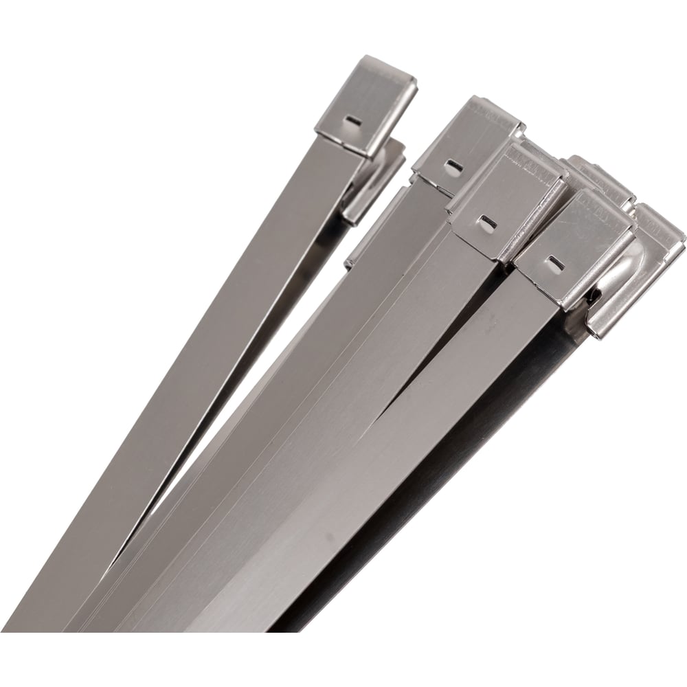 Изображение товара Нержавеющие кабельные стяжки Зубр КС-Н 7.9 х 200 мм, 25 шт для крепления кабелей