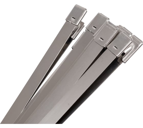 Изображение товара Нержавеющие кабельные стяжки Зубр КС-Н, 7.9 х 200 мм, 25 шт, 30971-79-200