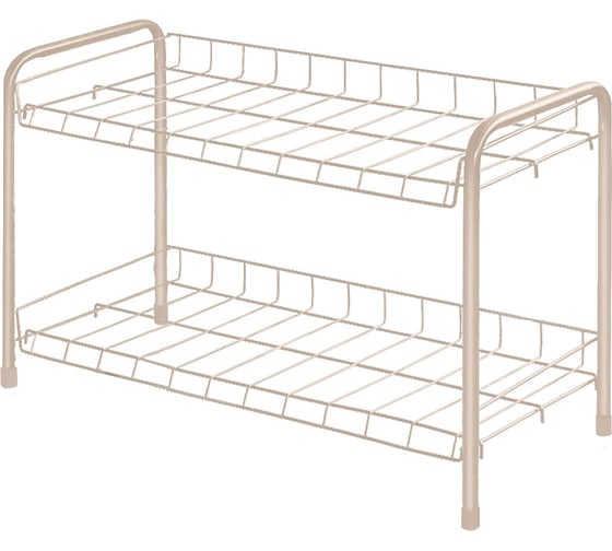 Изображение товара Этажерка Nika НИКА ЭТ3 ЭТ3/БЖ бежевый металлик