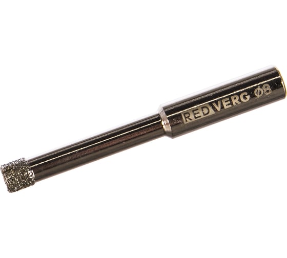 Изображение товара Сверло-коронка алмазная по керамограниту 8 мм REDVERG 6627190