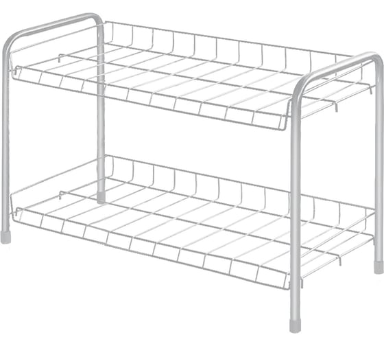 Изображение товара Этажерка Nika НИКА ЭТ3 ЭТ3/МС матовый серый