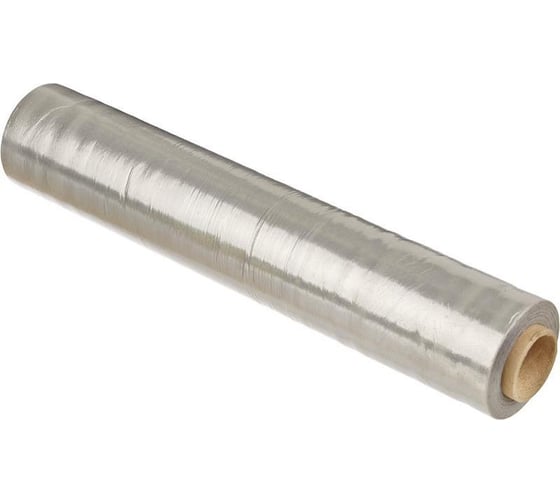 Изображение товара Стрейч-пленка для ручной упаковки ООО Комус вторичное сырье, 23 мкм, 50 см, 190 м, 2 кг нетто, в упаковке 6 шт. 957388