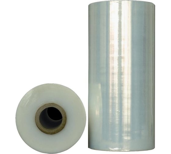 Изображение товара Стрейч-пленка для машинной упаковки ООО Комус первичное сырье, 200-250%, 23 мкм, 50 см, 1512 м, 16 кг нетто 1032256