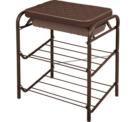 Изображение товара Банкетка Nika НИКА Haushalt НБ2 НБ2/BR коричневый/коричневый