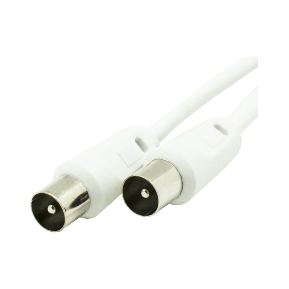 Изображение товара Удлинитель OXION папа-папа 20 м, IP20, белый, для телевизоров и устройств