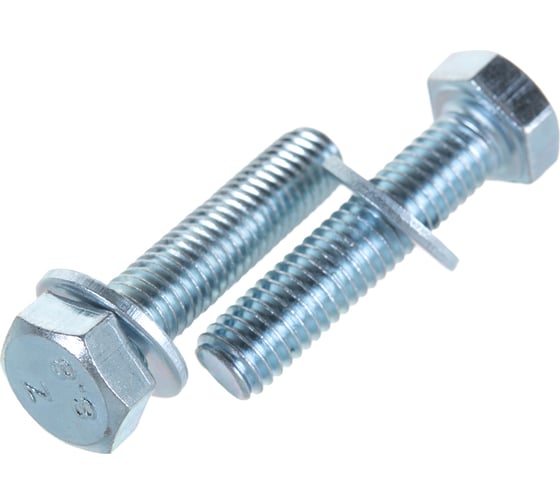 Изображение товара Пакет болт с гайкой и шайбой Метизный двор цинк м8х35мм 6 шт. 4607173901774