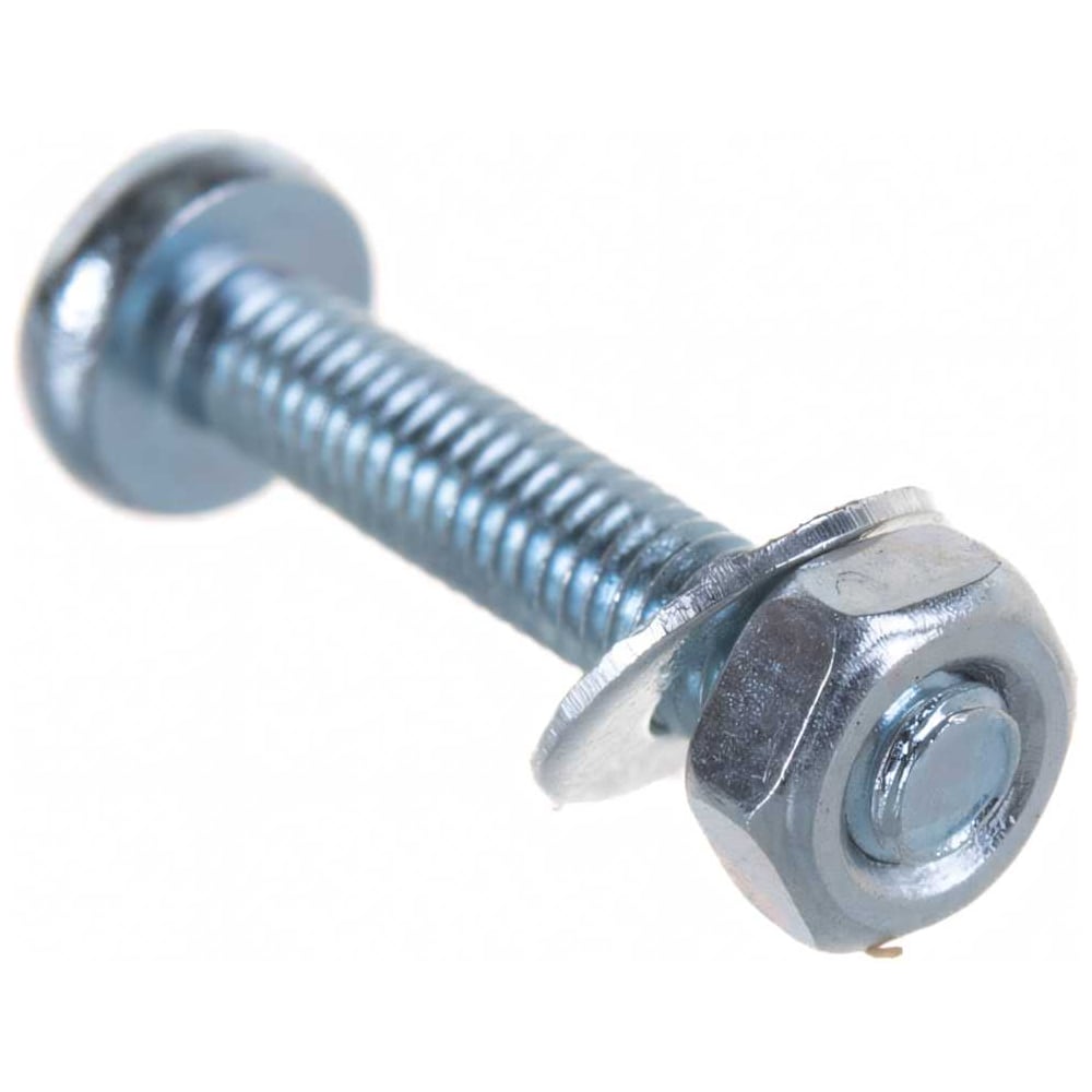 Изображение товара Пакет винтов п/ц с гайкой и шайбой Метизный двор 50 шт. М3х16мм