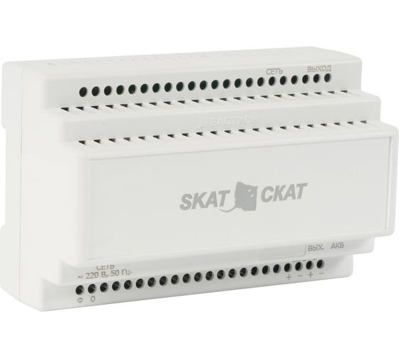 Изображение товара Источник бесперебойного питания SKAT 24-4.0 DIN, 24В 4А, 12-17Ач 589