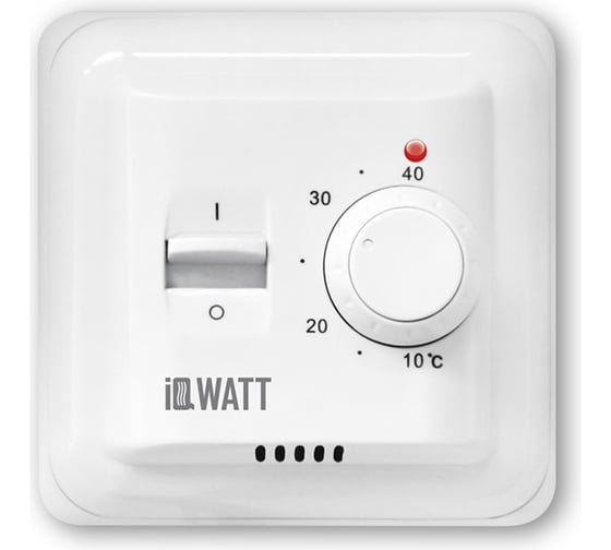 Изображение товара Терморегулятор IQWATT IQ Thermostat M белый 039486