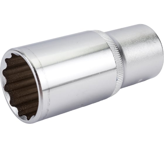 Изображение товара Головка торцевая Эврика 27мм 1/2 12-гранная глубокая L=80мм ER-91520-12 990381