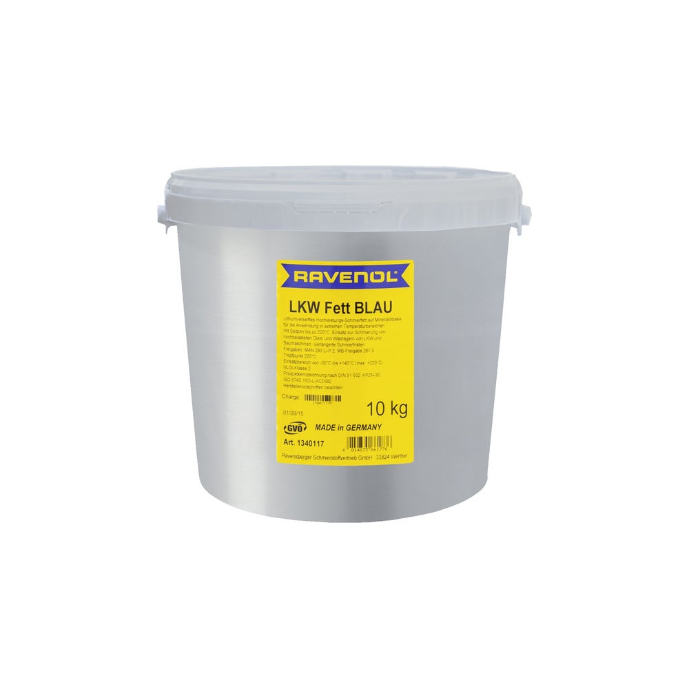 Смазка RAVENOL LKW Fett Blau 10 кг 1340117-010-03-000