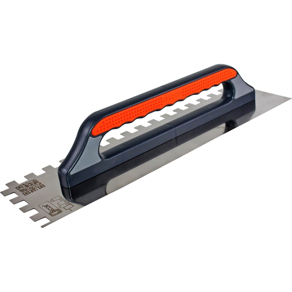 Изображение товара Гладилка DECOR 3к 480x130 мм из нержавеющей стали с зубцами