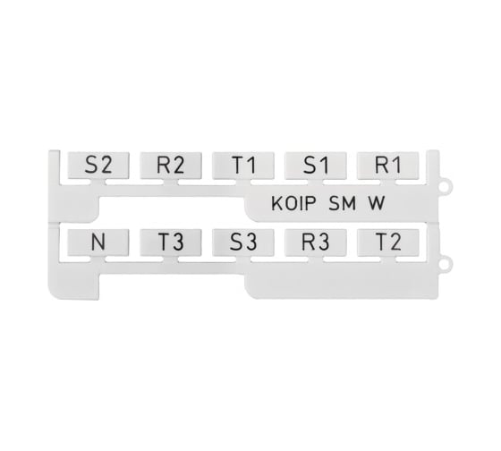 Изображение товара Маркировка без надписей для AVK 50/ 95/ 150/ 240 Klemsan 20x9 мм, (белая); KOIP SM W, 240 шт. 0.0.0.5.508051