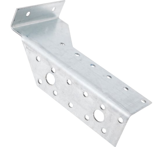 Изображение товара Левая опора балки Метизный двор ОВ-Л цинк 140x76x25x2 мм 4690441004307