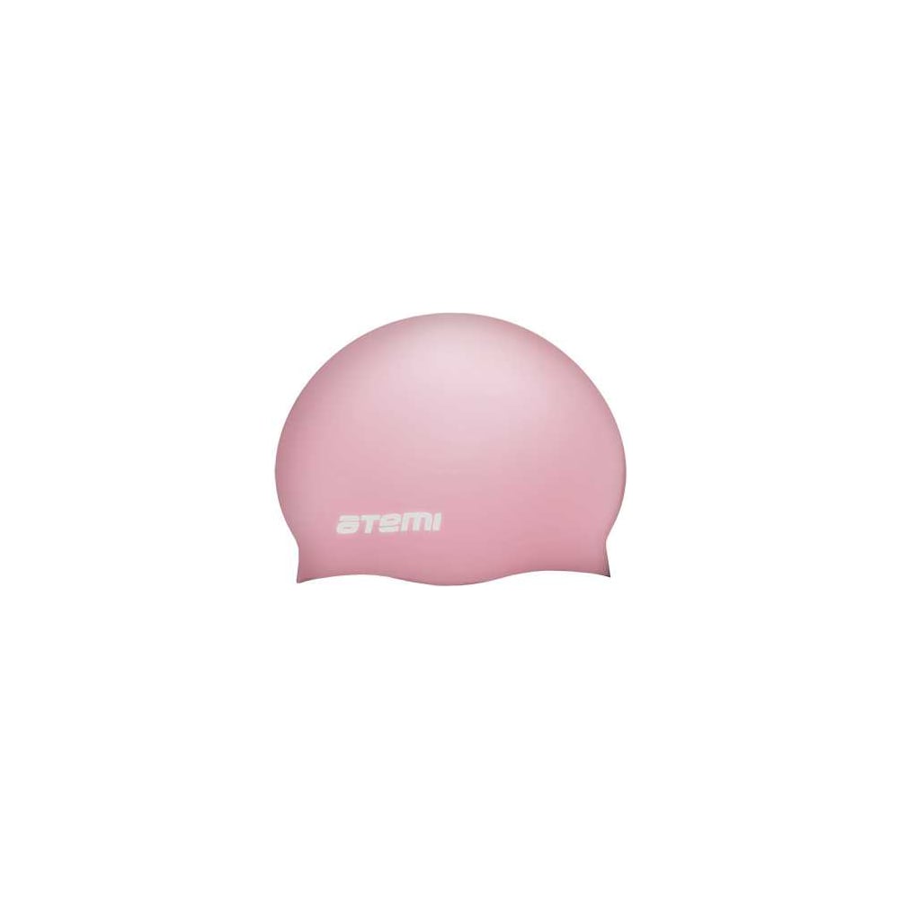 Шапочка для плавания ATEMI шапочка для плавания взрослая объёмная лайкра обхват 54 60 см серый розовый