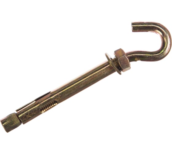 Изображение товара Анкерный болт с крючком Метизный двор M10/12x100, 20 шт. 4690441029980