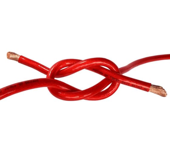 Изображение товара Силовой кабель Ural sound урал патриот КС-ПТ 50 (0GA) Красный 5м