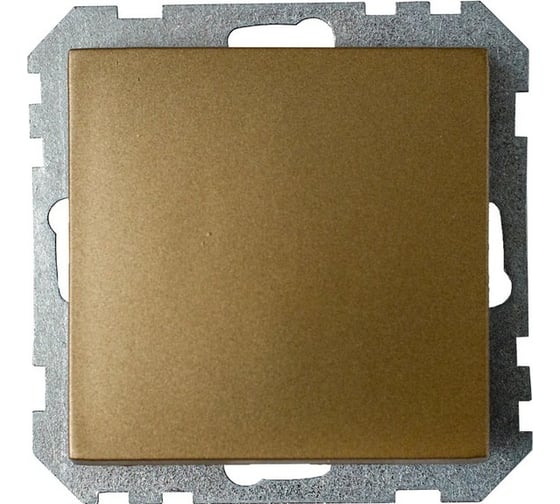 Изображение товара Механизм 1-клавишного выключателя Bylectrica серия СТИЛЬ, С110-525 бронза