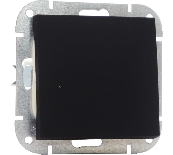 Изображение товара Механизм 1-клавишного выключателя Bylectrica серия СТИЛЬ, С110-525 карбон