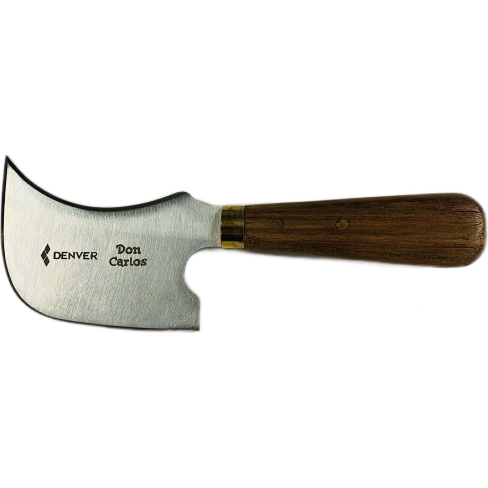 Серповидный нож ООО Галифакс нож охотничий мастер к рукоять дерево с бронзой клинок 11 см