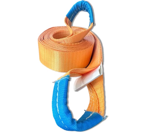 Изображение товара Трос буксировочный текстильный КанТраст динамический (рывковый) 5,5т 6 м артикул tbtd556000