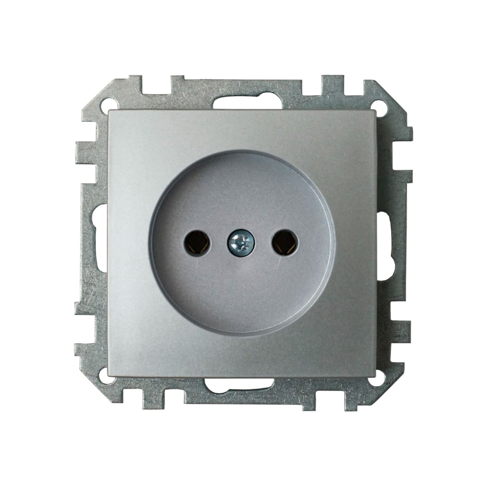 Изображение товара Механизм розетки Bylectrica СТИЛЬ РС16-524 серебро