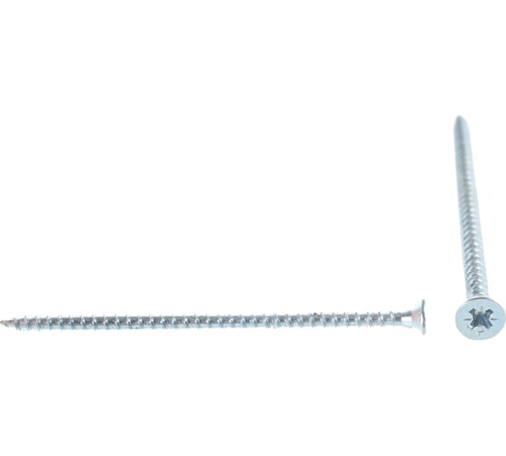Изображение товара Потайной универсальный шуруп Метизный двор 4,0x70, оцинкованный, 250 шт. 4690441022189