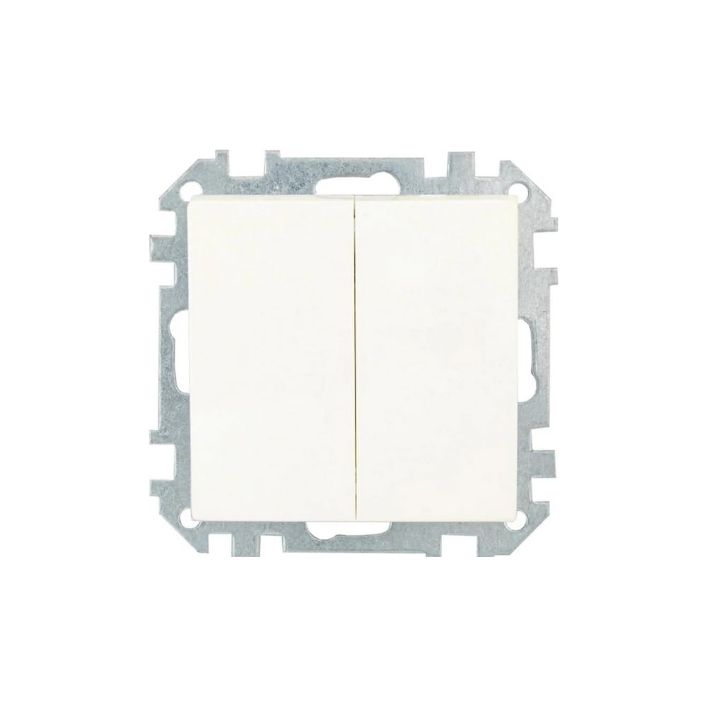 Изображение товара Механизм 2-клавишного выключателя серии СТИЛЬ Bylectrica С510-527 бежевый