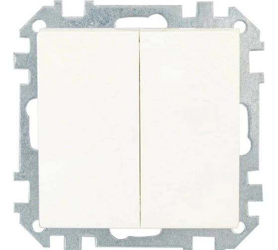 Изображение товара Механизм 2-клавишного выключателя Bylectrica серия СТИЛЬ, С510-527 бежевый